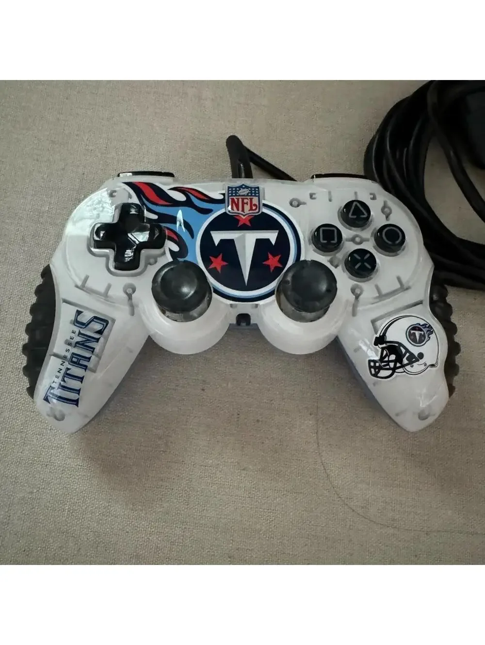 Vintage PS2 SET - NUBY 4296 Decimator PRO, Tennessee Titans, extension cord